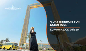 Itinerary for Dubai Tour | Dubai City Tour Blog banner by Dubai Tourist Places