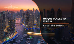 Places to visit in Dubai | Things to do in Dubai Blog Banner by Dubai tourist places