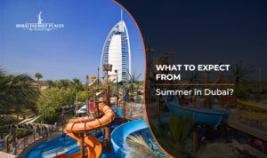 visit Dubai During Summer | Dubai City Sightseeing blog banner by Dubai tourist places